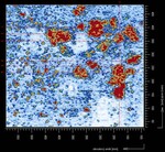 Ukázka korozní mapy zachycené metodou UTPA